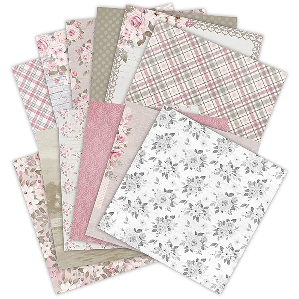 Floral Pattern Craft Paper Collage Plante Background Journal Album Art Scrapbooking Supplies Paper Pack Diy Home Decor Crafts