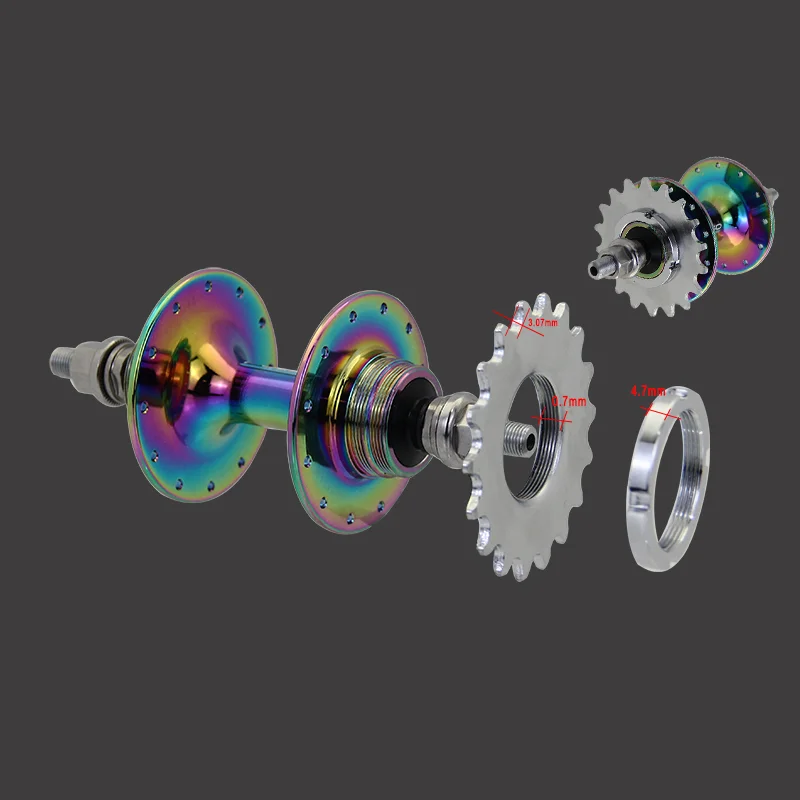 POLSO 13T/14T/15T/16T/17T/18T Fixed Gear Bicycle Wheel Cogs Sprocket & Lockring Bike Freewheel Cogs Hub Locking bicycle sprocket gear bicycle parts bike sprocket bike freewheel
