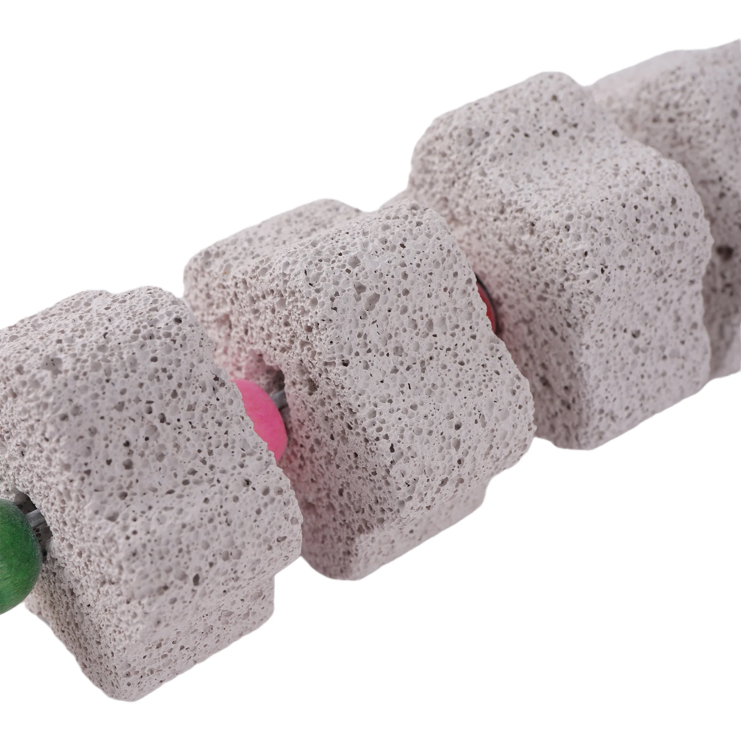 Stone Mineral for Ornament Parrot Pet Supplies Bird Cage Toy Grinding Stone Flower Shape Chew Bite Hang Style Parakeet Toy 1Pc parrot toy bird toy bird cage accessories