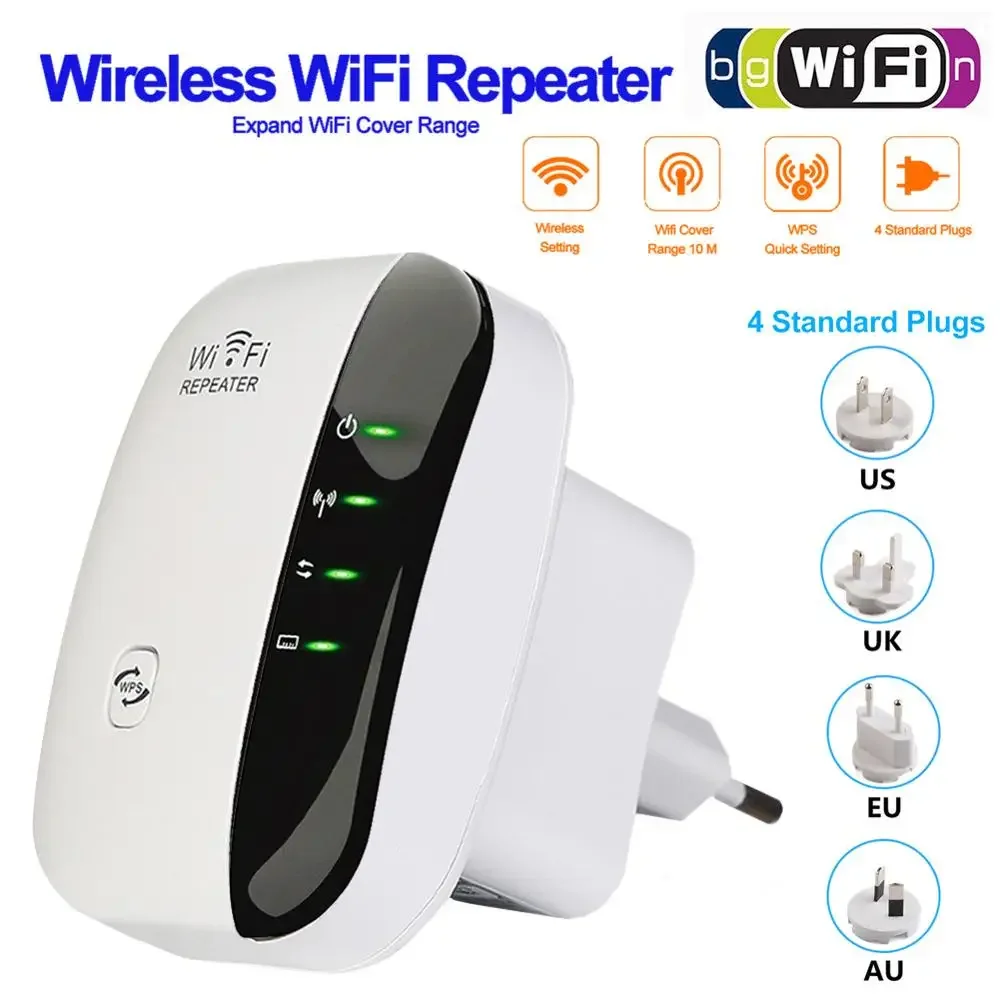 Extender Ripetitore Wifi Wireless Amplificatore Wi-Fi 300Mbps 802.11N/B/G Ripetitore Ripetitore Wi Fi Punto Di Accesso Us/Uk/Eu/Au