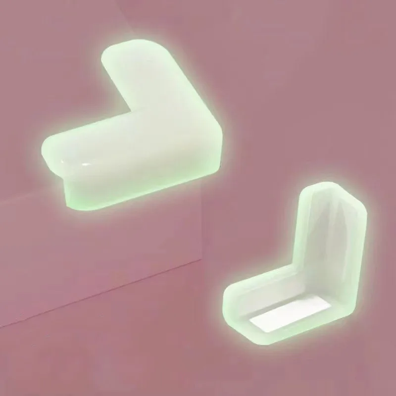 Silicone Luminous Table Corner Protector Children Baby Safety Table Anti-collision Angle Furniture Edge Protection Cover Corner