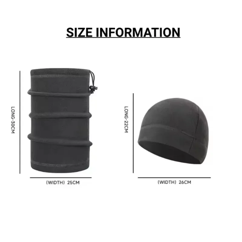 Winter Polar Coral Fleece Balaclava Men Face Mask Neck Warmer Beanies Thermal Head Cover Tactical Military Sports Scarf Ski Caps 6