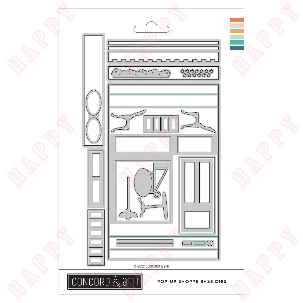 

Металлические пресс-формы Pop-up Shoppe Base DIY альбом для скрапбукинга