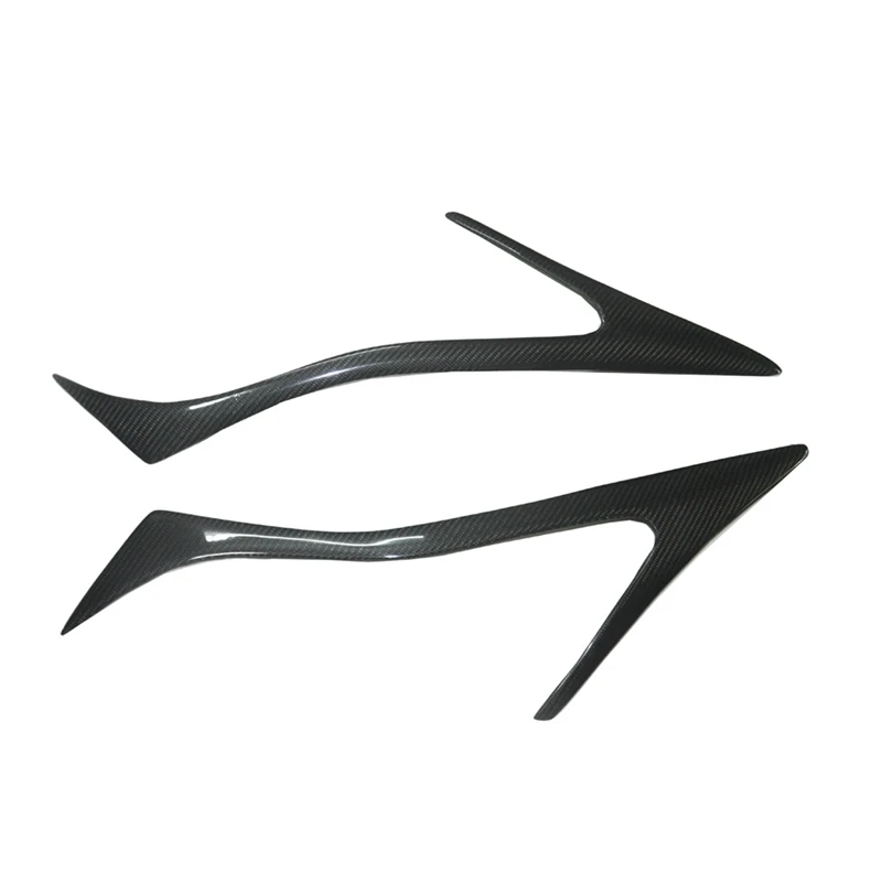 

1 Pair Eyelids Eyebrows Lids Headlight Trim Covers Real Carbon Fiber Automotive Supplies For Chevrolet Cruze 2010-2019