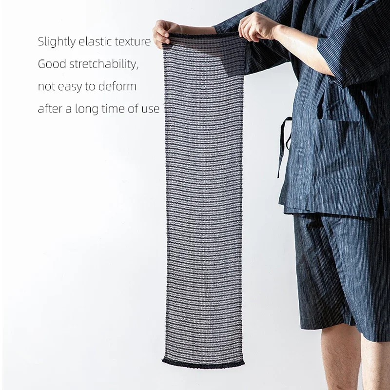 SHIMOYAMA Japanese Rubbing Washcloth Bath Nylon Towel Brush Back Exfoliating Scrub Shower Cleaning Towel Ultra-Long Sponge Wisp