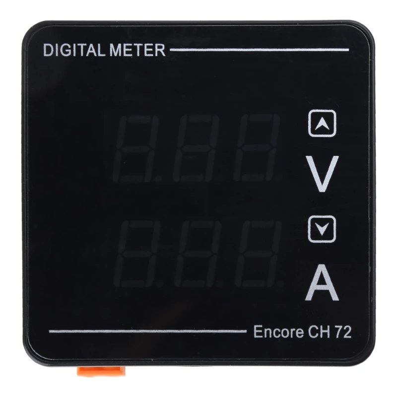 

Digital Current Meter Panel Voltmeter Ammeter LED Display AC50-500V 1-140A Embedded Installation Compact-size Dropship