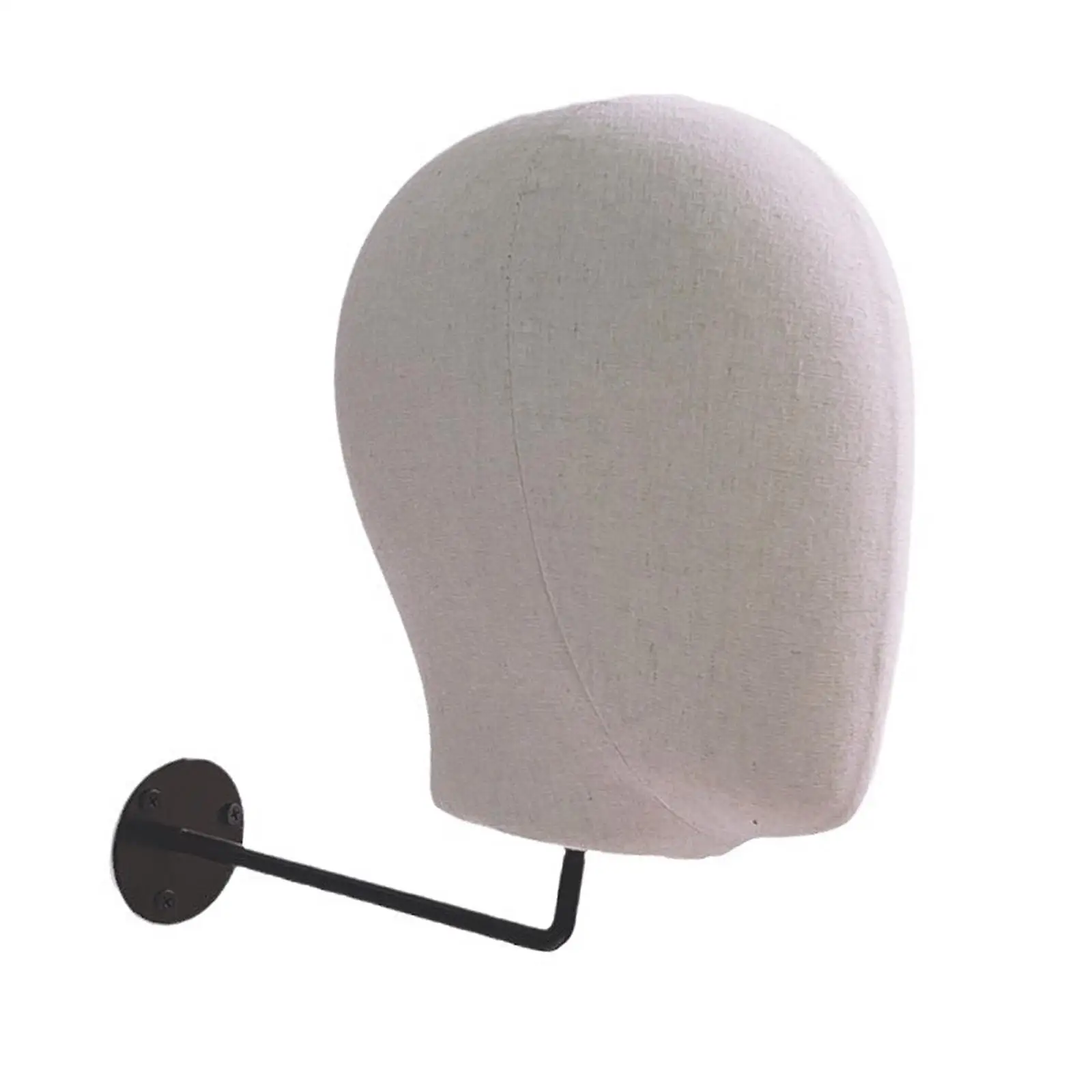 

Wig Head Holder,Mannequin Head Stand Wall Mount for Hats Cap Salon Display Rack for Hairdresser Shopping Mall Prop Wig Making