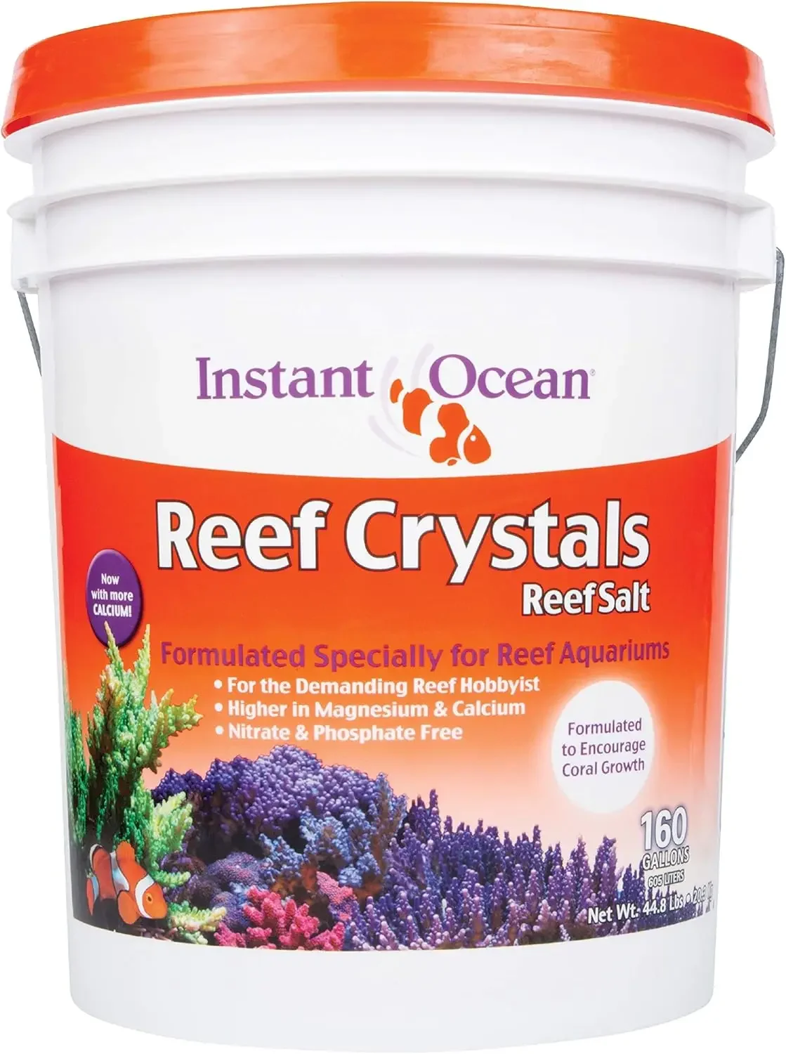 Instant Ocean Reef Crystals Reef Salt, Formulated Specifically for Aquariums