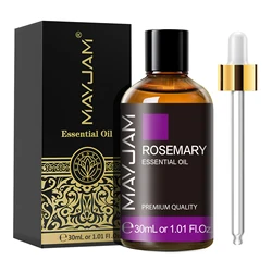 Aromatherapy Essential Oil Blend - Lavender, Vanilla, Jasmine, Eucalyptus, and Peppermint (30ml) - 30ml (Rosemary)