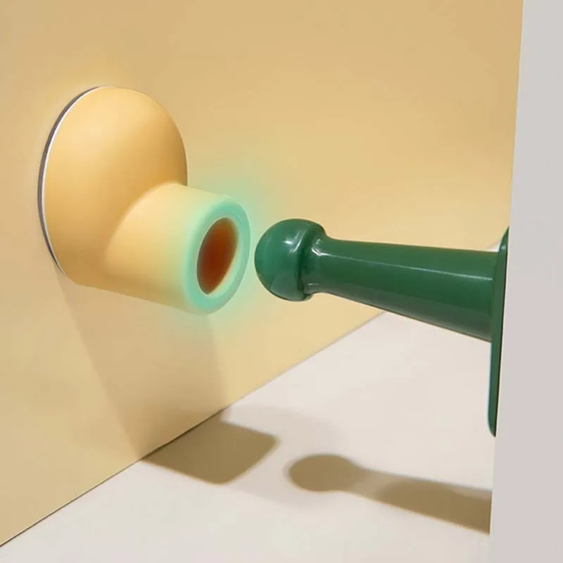 

Perforation-free Silicone Door Suction Self-adhesive Door Stopper Inhalation Door Touch Bedroom Anti-collision Silent Door Stop