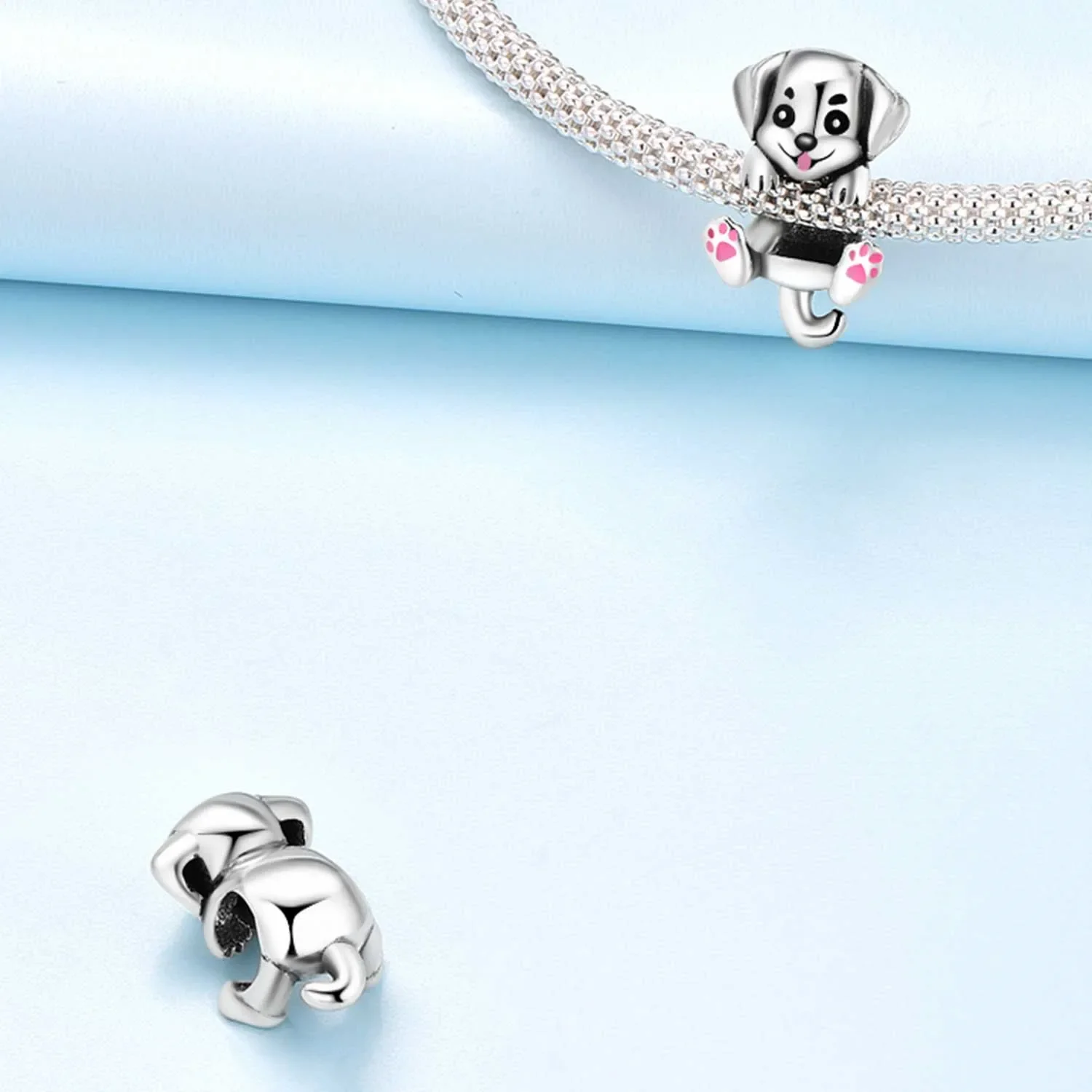 Beads Charms 925 Sterling Silver Skiing Penguin Charm Bead Fit Original 925 Bracelet Pendant Beads for Women Fine Jewelry Gift Making
