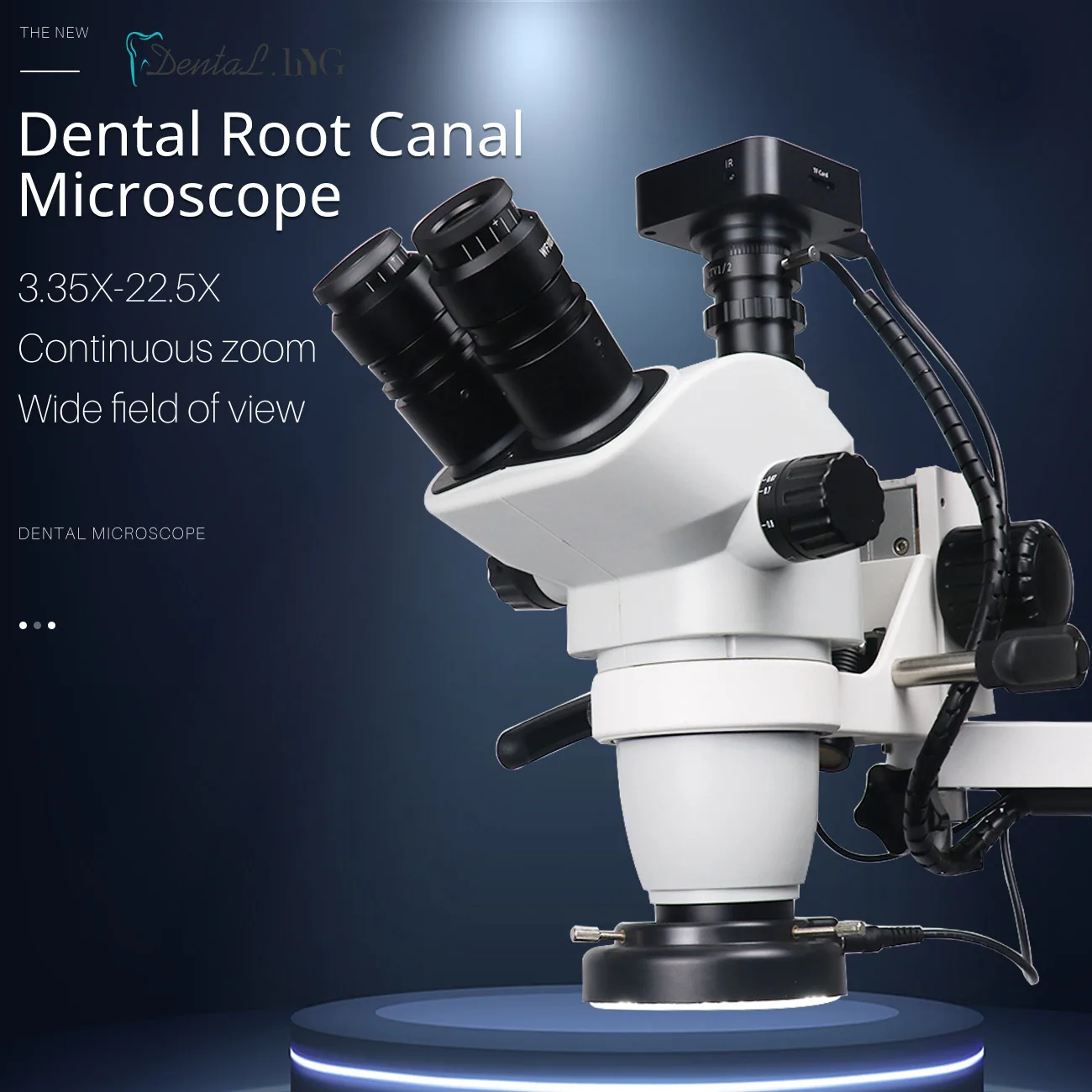 Dental Microscope With Camera Continuous Zoom Dental Root Canal