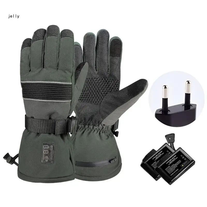 

448C 7.4V 2200mAh Battery Rechargeable Heated Gloves 3 Heating Levels for Men Women