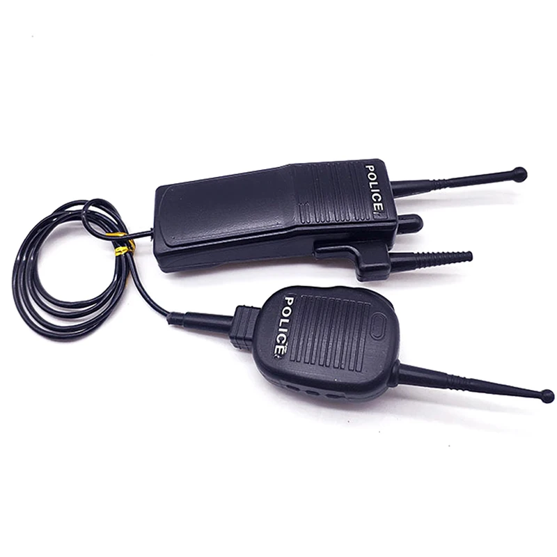 Funny Artificial Police Interphone Radiotelephone Radio Set Children Walkie Talkie Toy 4