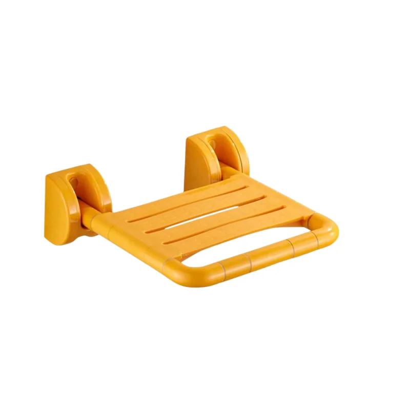 Manufacturer wall mounted shower chair folding shower seat ABS material shower stool seat for elderly 5