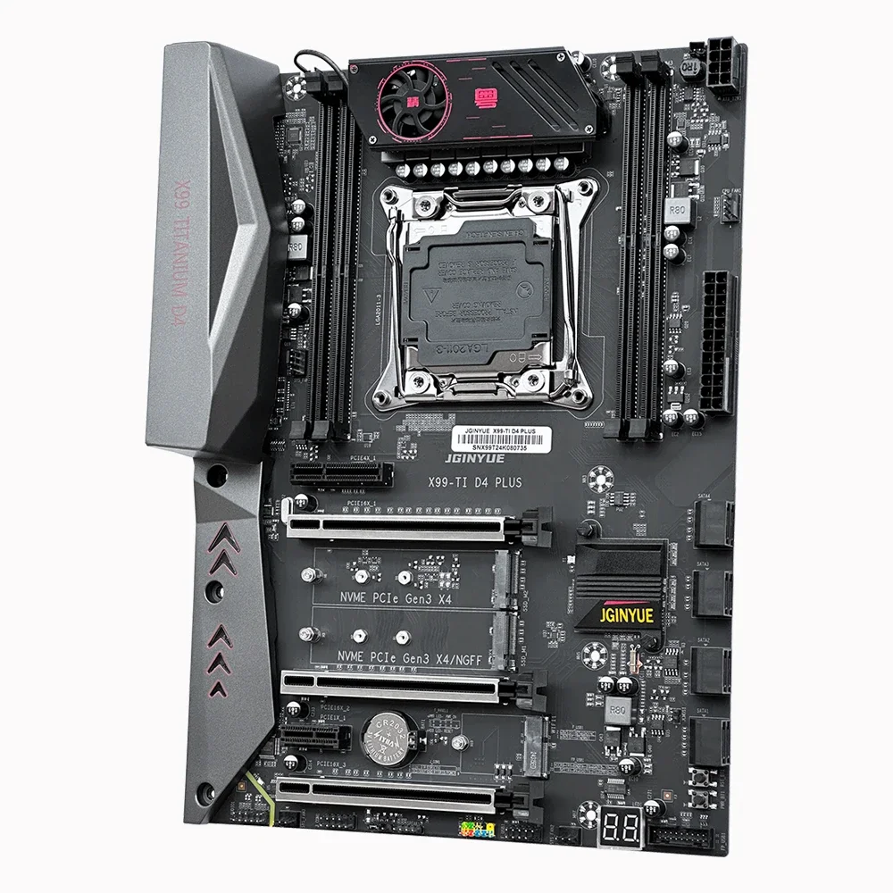 X99 C612 칩셋 메인보드 콤보 키트 제온 E5 2696 V4 CPU LGA 2011-3 4*32GB=128GB DDR4 RAM 메모리 키트 세트 NVME M.2 USB3.0 지원