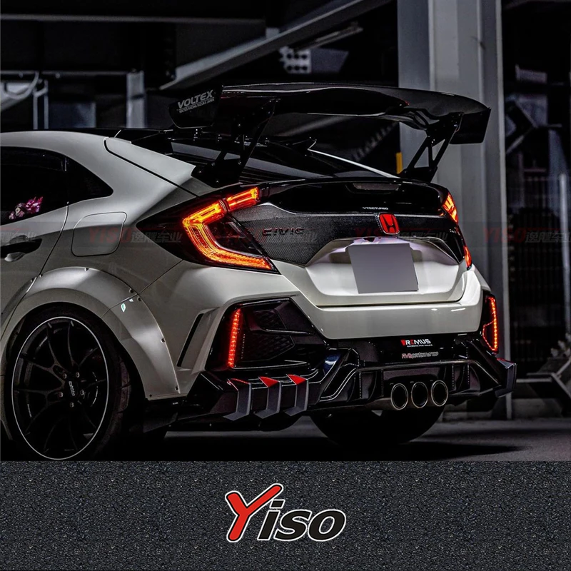 シビック17-19 FK8 タイプR カーボンファイバー リアアンダー