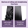 Professional Flat Iron Hair Straightener 2 in 1 Negative Ion Electric Curling Iron Dual Voltage Instant Heating Styling Tools 3