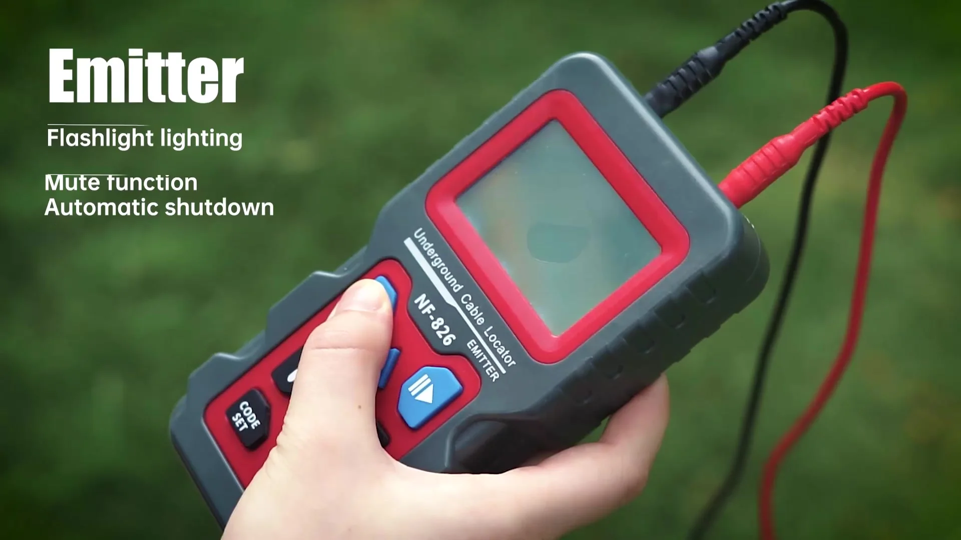 Rilevatore Cavi Sotterranei NF-826 Professionale - Tracker Per Tubi Metallici E Circuiti Elettrici - Foto 9