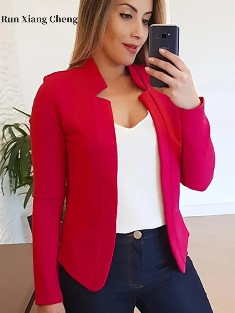 

Women's Clothes Plus Size Suit Coat 2023SpringSummer New Free Shipping Solid Color Small Suit Commuter Cardigan Casual Suit Coat
