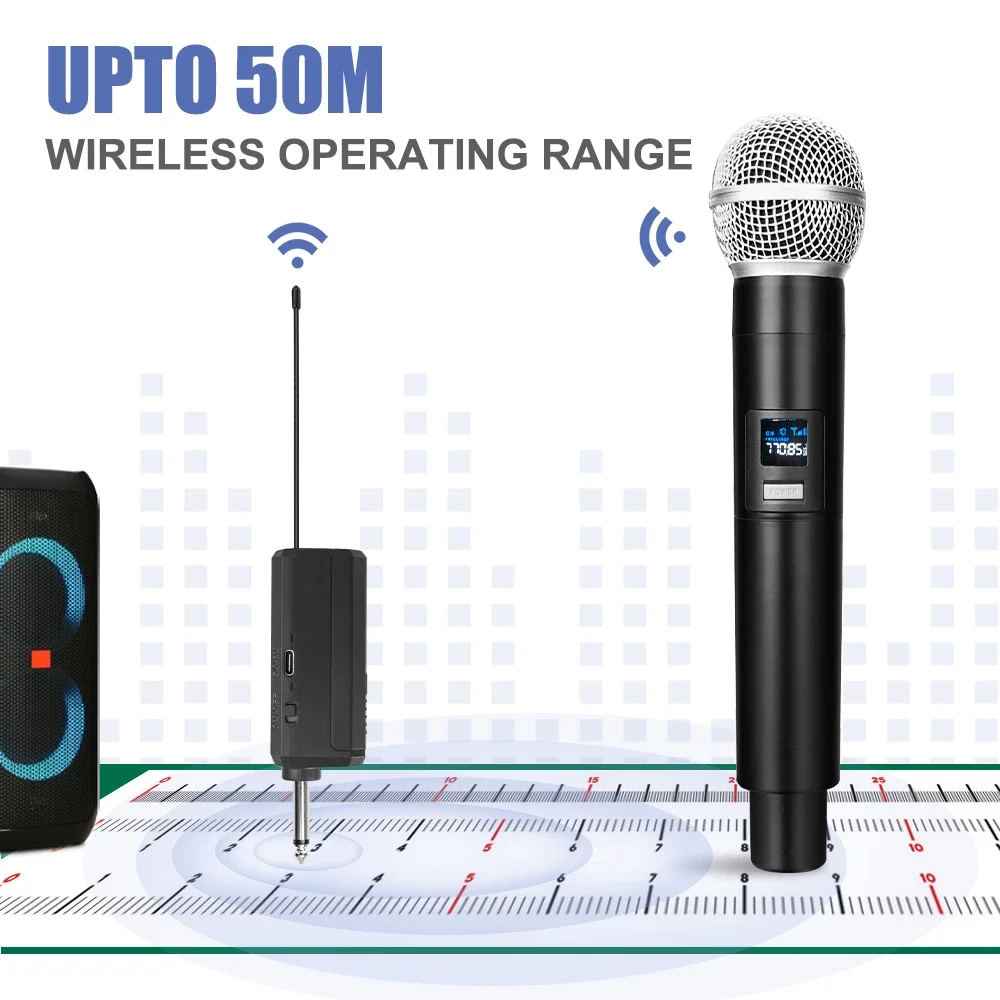 Octane 9 UHF Collar Wireless Microphone - Persang Karaoke