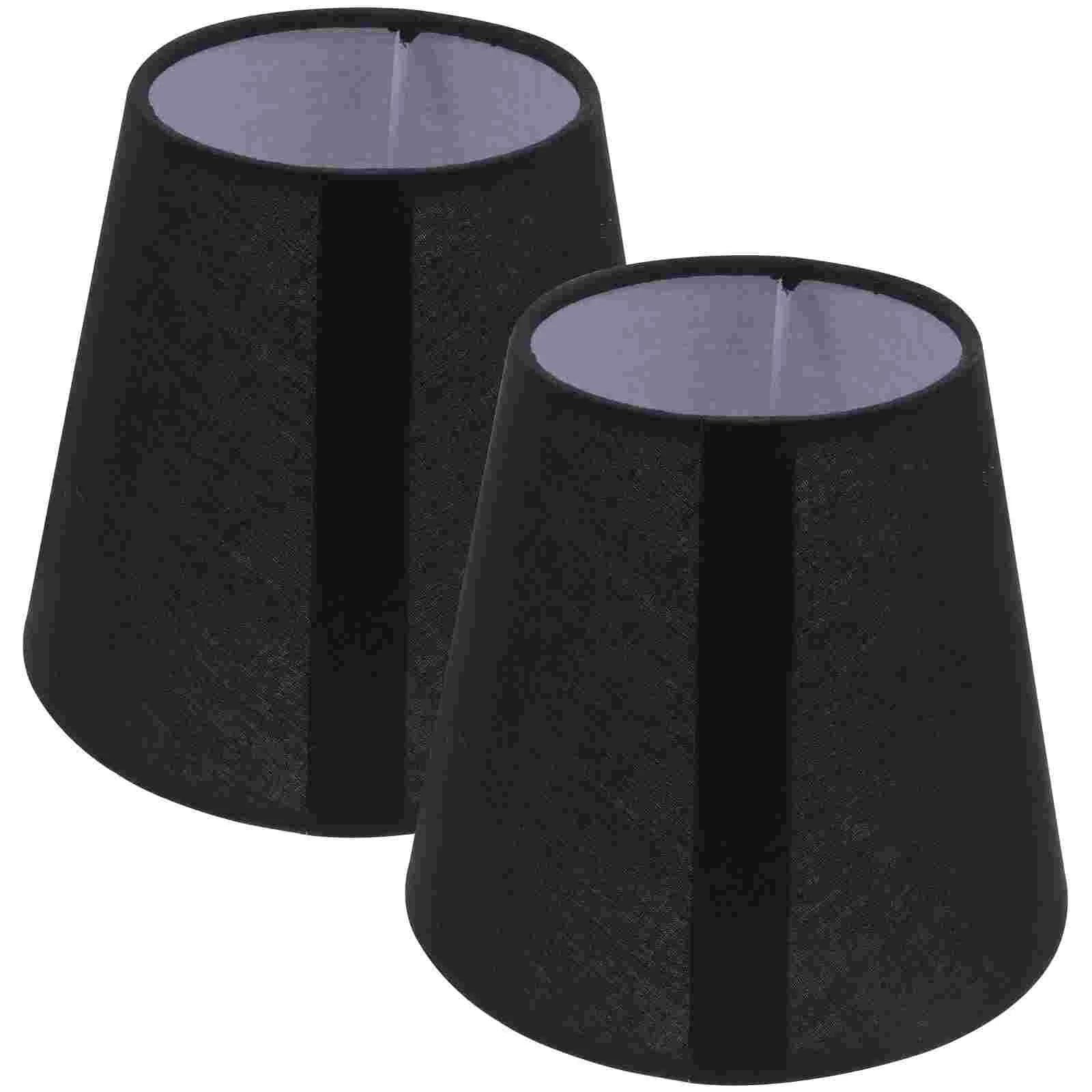 

Fabric Lampshade Durable Cover Ceiling Cloth Accessories Covers Accessory Black Floor