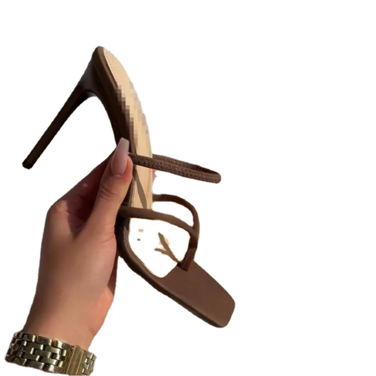 Summer Women's High Heel Sandals Stilettos Toe Shoes Fashion Casual Classic Designer High QualitySize 35-43 Women's Sandals