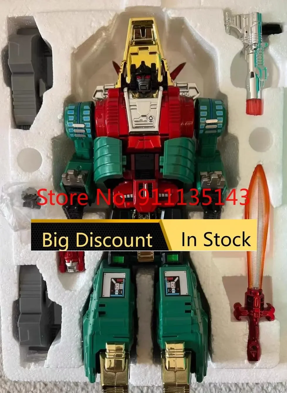 Fanstoys Ft-04G Triceratops Ft04G Scorie Green Limited Edition 3Rd Party Action Figure Toy In Stock