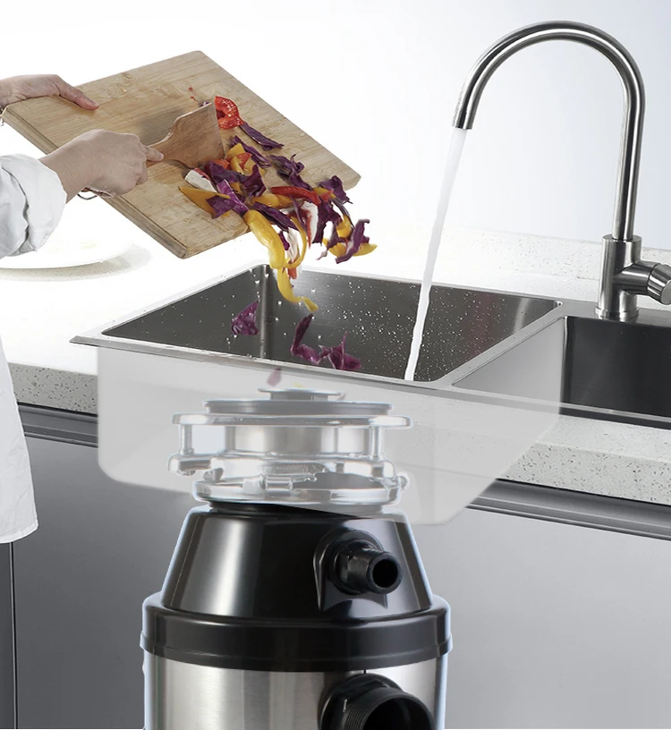 Food Waste Garbage Disposal Residue Disposer Processor Air Switch Sewer Rubbish Crusher Grinder Material Kitchen Sink Appliance 4