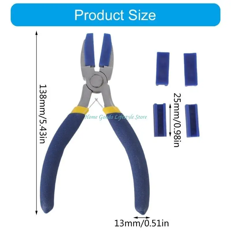 Pince à bec plat plastique 138mm pour modelisme et électronique