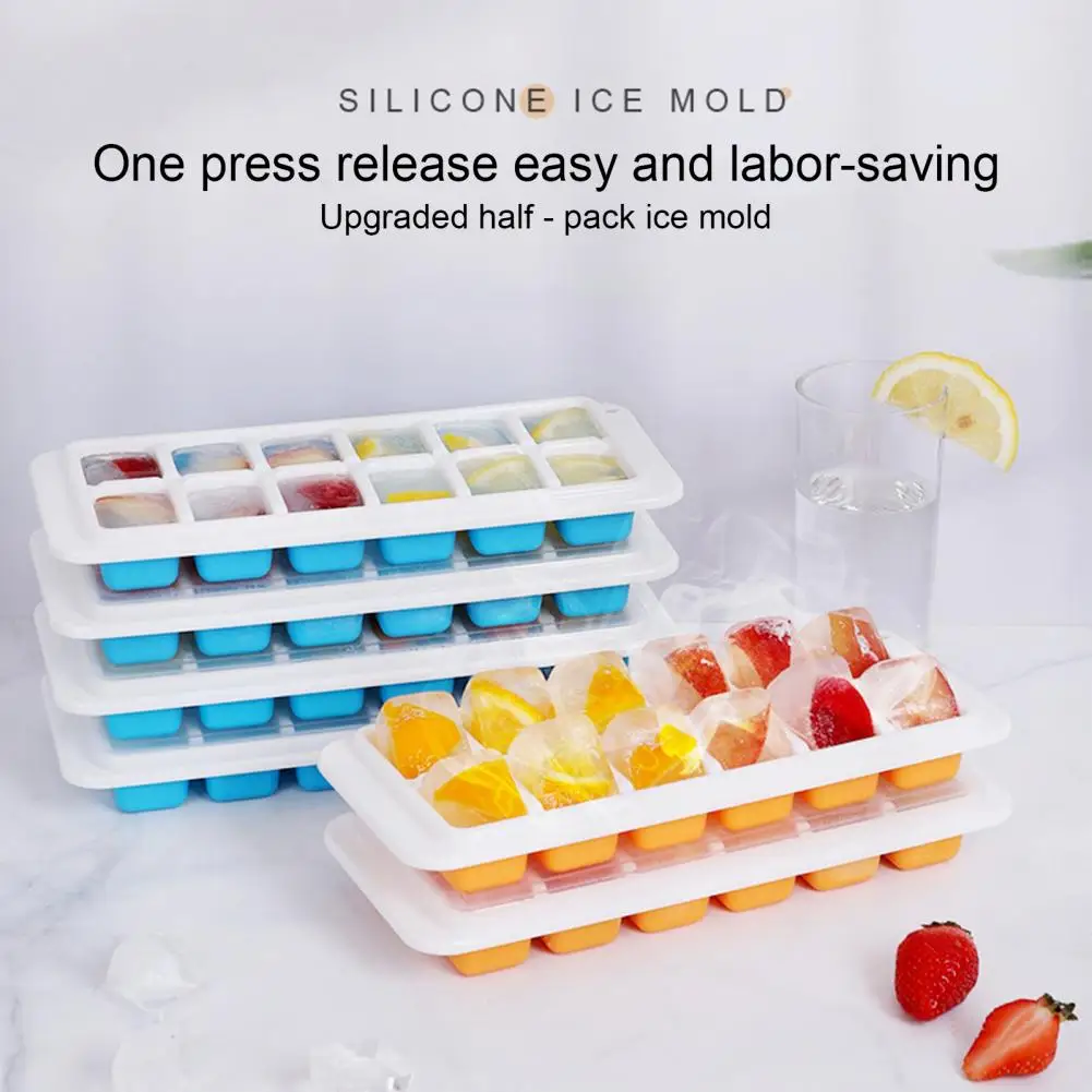 Dropship 1pc Ice Cube Makers; 13 Grids; Food Grade Ice Tray Mold Ice Maker;  Outdoor Kitchen Appliances; DIY Household Refrigerator Ice Box to Sell  Online at a Lower Price