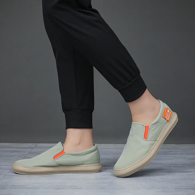 Summer Breathable Canvas Shoes Men Loafers Slip On Sneakers Fashion Casual Men Shoes Lightweight Flats Men Driving ZapatoBD24060 6