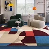 Colorful Living Room Carpet Light Luxury High-end Bedroom Bedside Rug Large Area Retro Art Sofa Coffee Table Floor Mat Ковер 양탄자 2