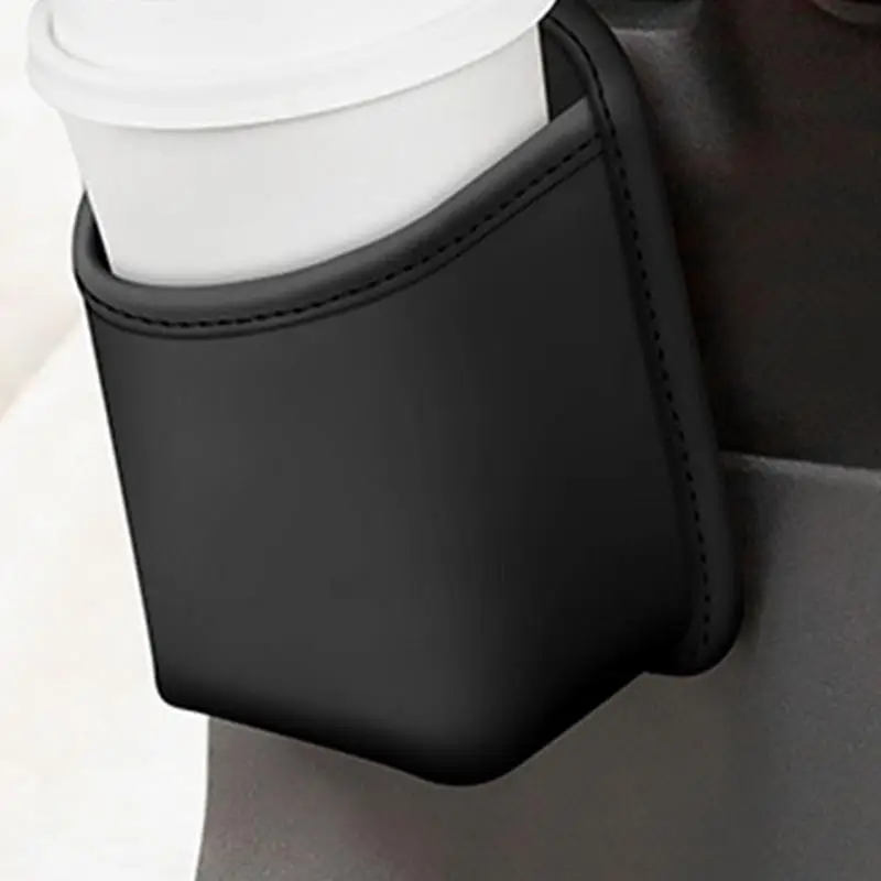 Cup Holder For Car PU Car Seat Cup Organizer Bag Shock Resistant Spill-Proof Multifunctional Vehicle Storage For Umbrella Phone