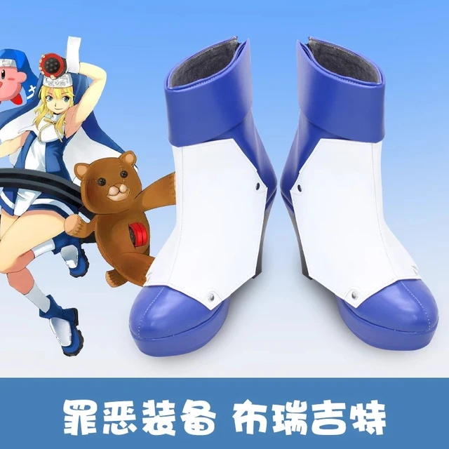 Guilty Gear -Strive-Bridget Blue Cosplay Shoes