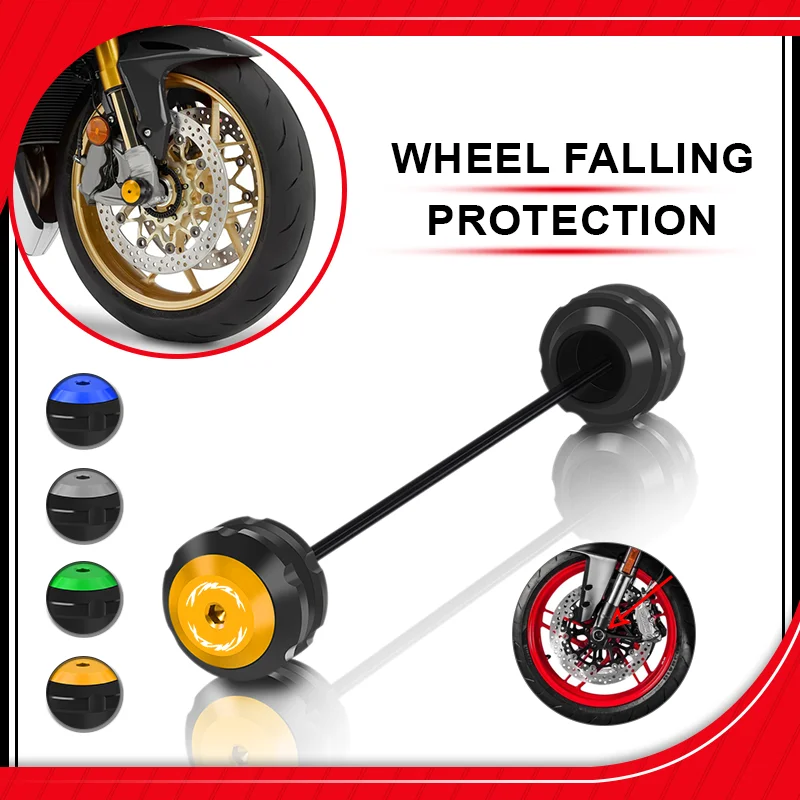 

For YAMAHA TMAX530 DX SX 17-19 TMAX560 Tech Max 20-24 Motorcycle Rear Wheel Axle Fork Crash Slider Falling Protector Pad