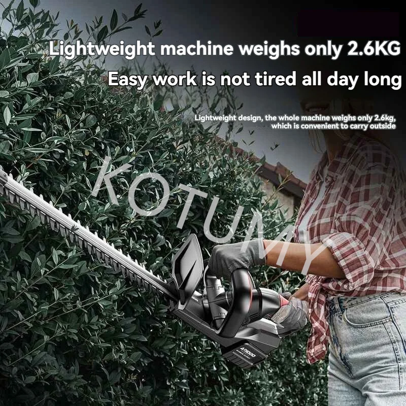 Portable Electric Lawn Mower Brushless Electric Hedge Machine Handheld Fence Clipper Garden Multi-Functional Small Trimmer 6