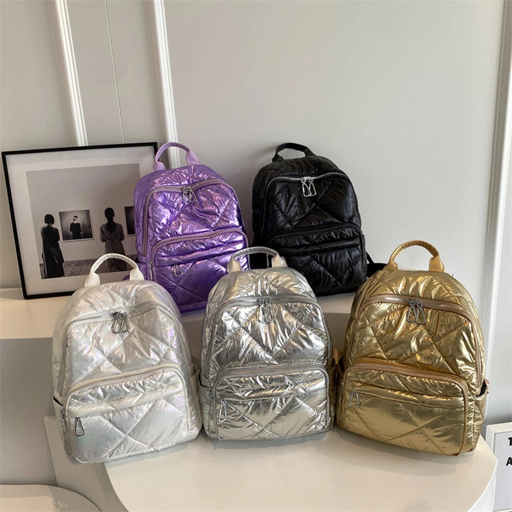 Luxury 2023 Summer Trend Women Backpack Pearl Cotton Bag