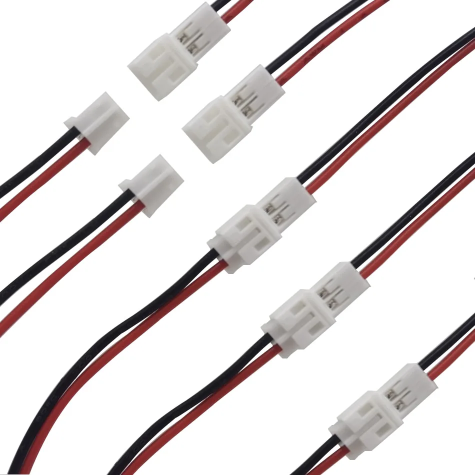 Description Picture 4 of item20cm PH 2.0mm Pitch 2 Pin Male Female Cable Connector Micro PH 2P Plug Jack Socket Terminals Wire Cables Connectors 26AWG