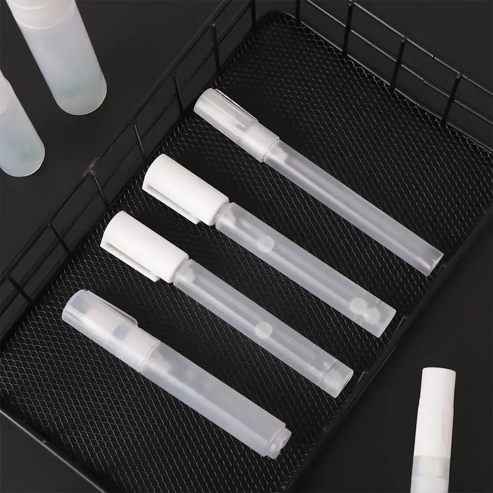 빈 막대 재사용 가능 투명 배럴 튜브 액체 분필 마커 페인트 펜 액세서리 그래피티 펜 빈 막대