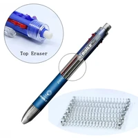 6 in 1 Multi-Functional Multicolor Ballpoint Pen, 5 Assorted Color Ink Retractable Ballpen Built-in 0.5mm Mechanical Pencil 3