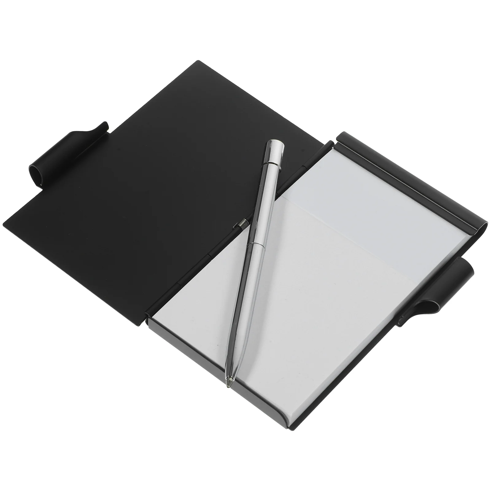 

Mini Notebook Metal Small Notebook Mini Notepad Small Pocket Notepad Metal Note Case with Pen Do List Notebooks