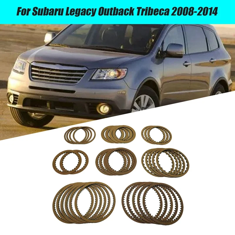 

1Set/33Pcs Car 5EAT Automatic Transmission Drivetrain Friction Plates Kit For Subaru Legacy Outback Tribeca 2008-2014