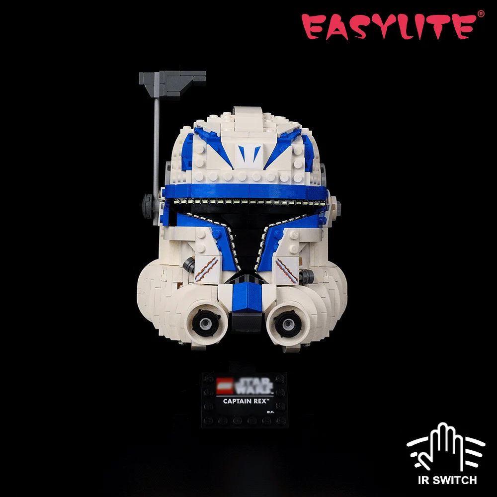 Easylite Led Light Set Per Il 75349 Captain Rex Helmet Blocks Bricks Star Kit Di Illuminazione Fai Da Te Wars No Building Blocks Model