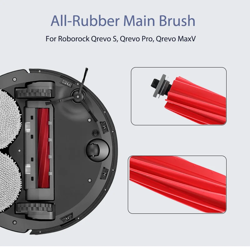 Accessorio originale roborock qrevo master/slim Spazzola principale/laterale MopFiltro lavabile Sacchetto per la polvere Robot Aspirapolvere Parti opzionali ﻿  6
