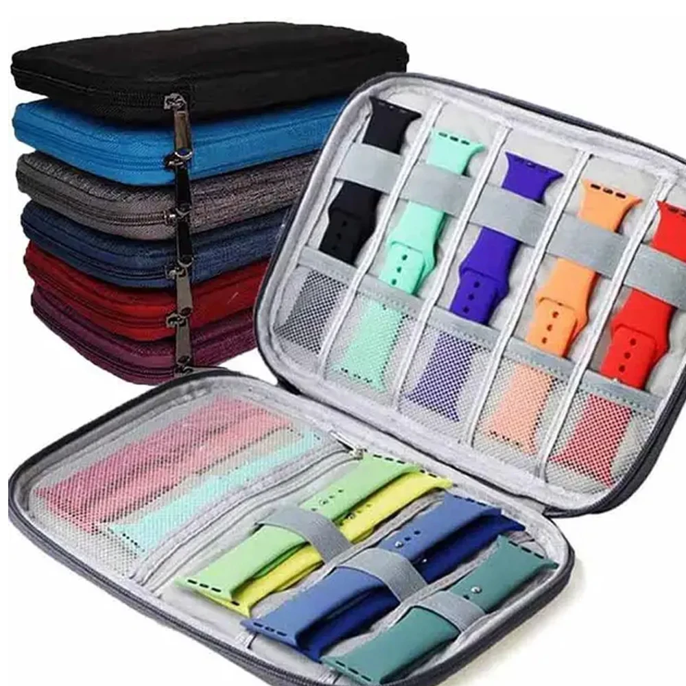 1 PC Watch Bag for Apple Watch Ultra 2 Series 9 8 7 SE Strap Storage ...
