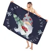Christmas Pattern Bathroom Adult Soft Bath Towel Sauna Large Beach Towel Fitness Towel Hotel Women's Shower Quick Drying 3