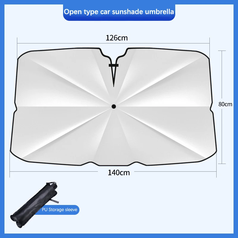 

Car Windshield Sun Shade Umbrella, 360° Rotation Car Windscreen Sun Shade, Car Sun Shades Front Windscreen Inside Protector