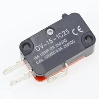 10 pcs/lot grand micro-interrupteur V-15-1C25, point d'argent V-15-IC25 four à micro-ondes, interrupteur de contact, interrupteur tactile à point de cuivre 2