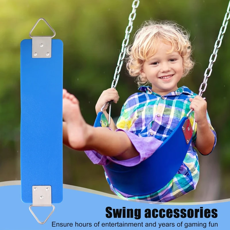 Outdoor Children's Swing Seat EVA Heavy Duty Swing Accessories With Metal Triple-Cornered Ring 300Kg /660 Lb Weight Limit Outdoo 3